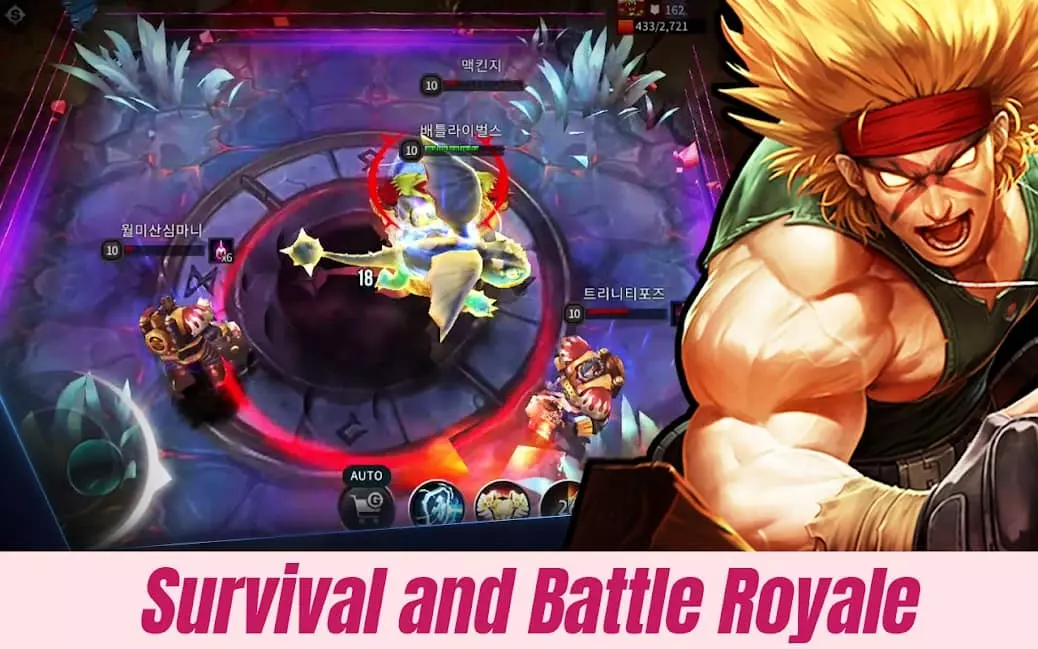 Ảnh 3 của Tải game Battle Rivals Mod APK 1.3.0 (Menu, Hack Map/Phạm vi/Tốc độ) Giao diện chọn tướng hoặc menu trong Battle Rivals, hiển thị các nhân vật
