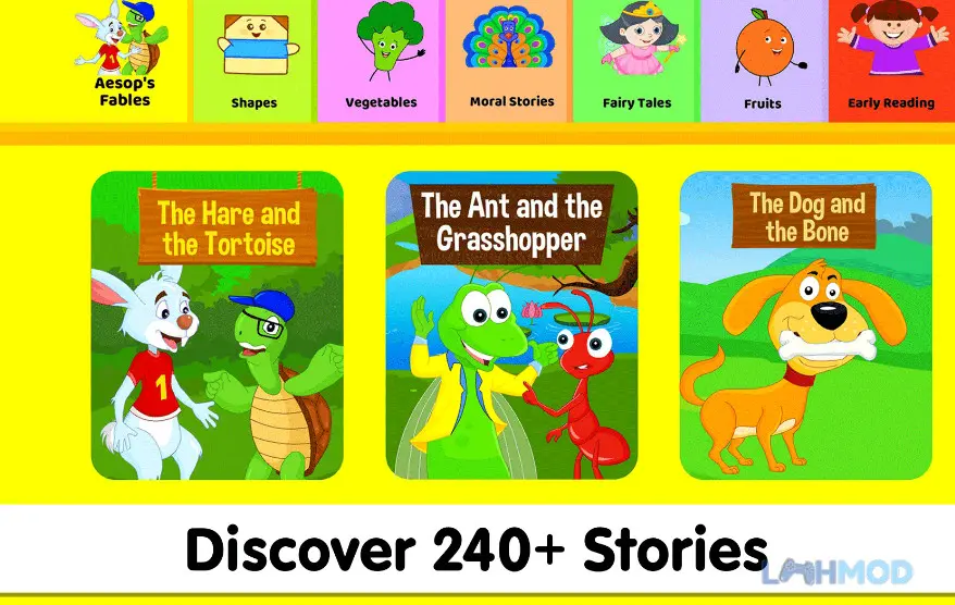 Ảnh 4 của Tải ứng dụng Bedtime Stories for Kids Apk cho Android iOs Hình ảnh một trang truyện cổ tích trong ứng dụng
