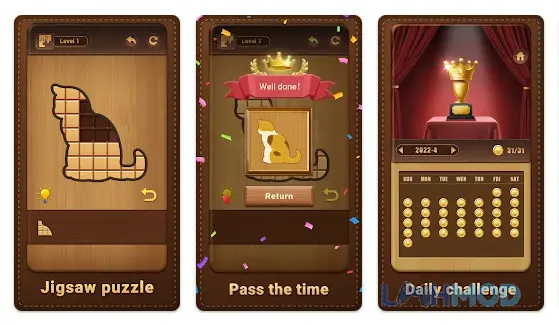 Ảnh 3 của Tải Block Sudoku-Woody Puzzle Game Apk 1.10.15 cho Android iOs Màn hình Block Sudoku Woody Puzzle Game hiển thị các khối và điểm số