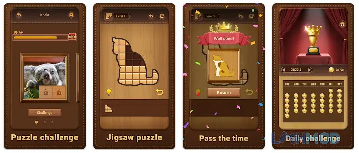 Ảnh 4 của Tải Block Sudoku-Woody Puzzle Game Apk 1.10.15 cho Android iOs Người chơi đang đặt các khối gỗ vào bảng Sudoku 9x9