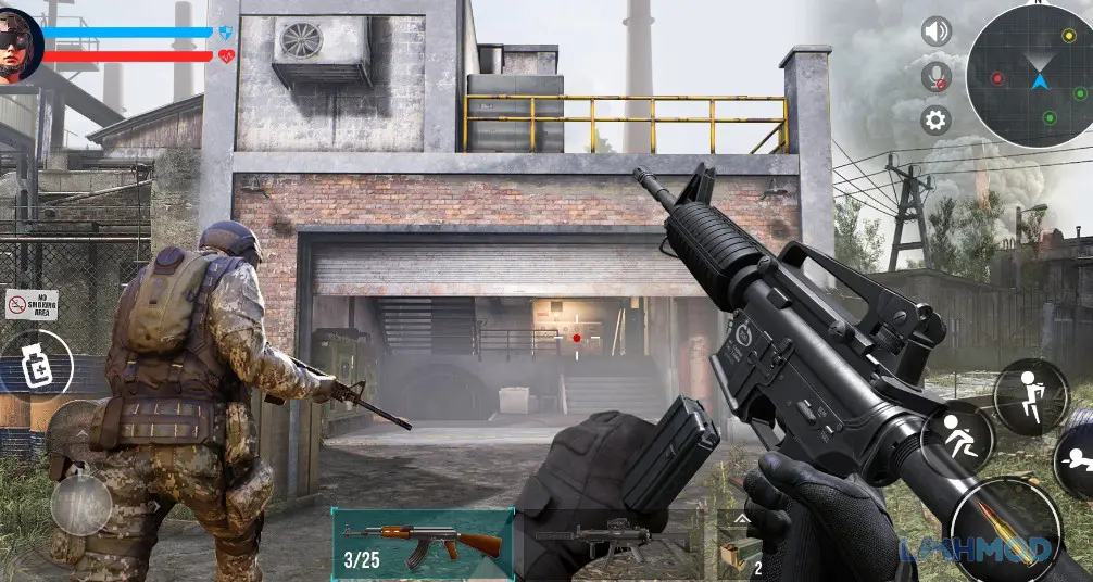 Ảnh 3 của Tải Call of Warfare FPS Modern World War 2 Mod Apk 2.1.6 (God Mode) cho Android iOs Nhân vật trong Call of Warfare FPS Modern World War 2 Mod