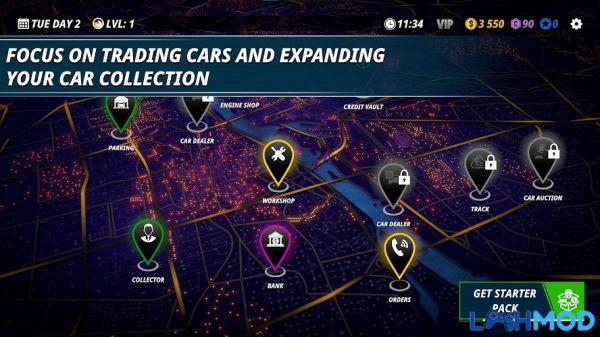 Ảnh 3 của Tải Car Mechanic Racing MOD APK 1.0.12 (Free Purchase) Các tùy chọn nâng cấp và tùy chỉnh bộ phận xe trong game