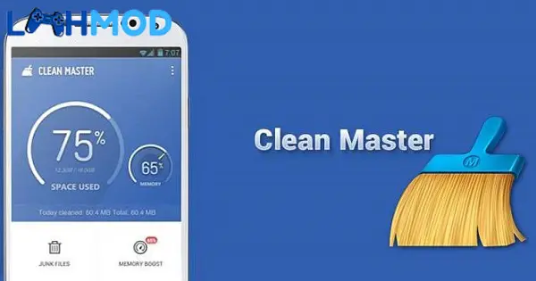 Ảnh 2 của Clean Master MOD APK 7.5.3 (Mở khóa vip) Android iOS Giao diện chính Clean Master hiển thị các chức năng