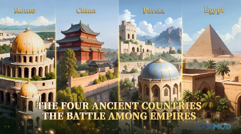Ảnh 2 của Tải Conquest of Empires 2 Apk 1.0.58 cho Android iOs Giao diện bản đồ trong Conquest of Empires 2