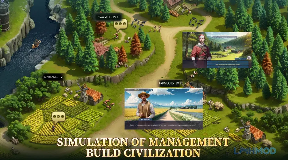 Ảnh 4 của Tải Conquest of Empires 2 Apk 1.0.58 cho Android iOs Phần thưởng khi nâng cấp công trình trong Conquest of Empires 2