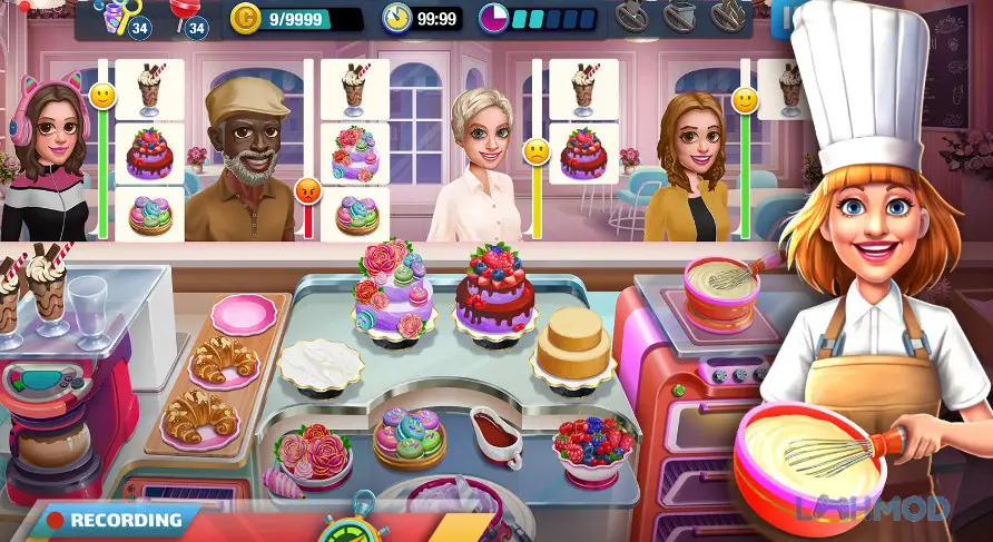 Ảnh 2 của Tải Cooking Channel Mod Apk 1.7 (Vô hạn tiền) cho Android iOs Giao diện Cooking Channel Mod APK trong game