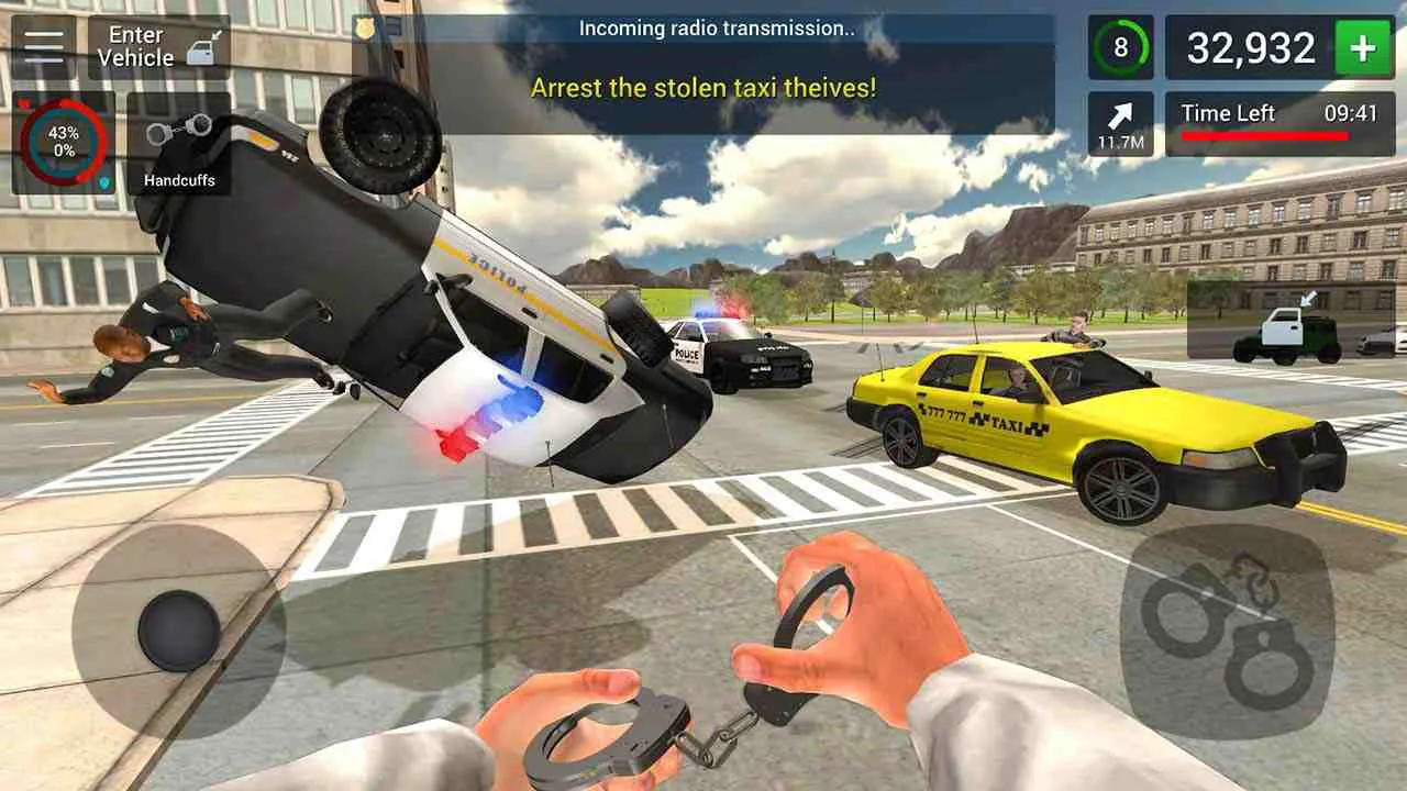 Ảnh 2 của Cop Duty Police Car Simulator Mod APK 1.98 (Menu, Vô hạn tiền) Nhiều xe cảnh sát đang chờ đợi trên đường cao tốc