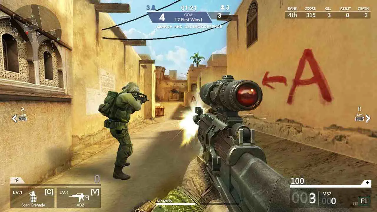 Ảnh 3 của Tải game Counter Shooter Mission War Mod APK 2.0.4 (Vô Hạn Tiền) Counter Shooter Mission War Mod