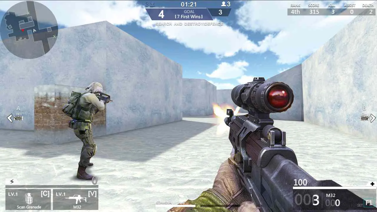 Ảnh 4 của Tải game Counter Shooter Mission War Mod APK 2.0.4 (Vô Hạn Tiền) Download Counter Shooter Mission War Mod