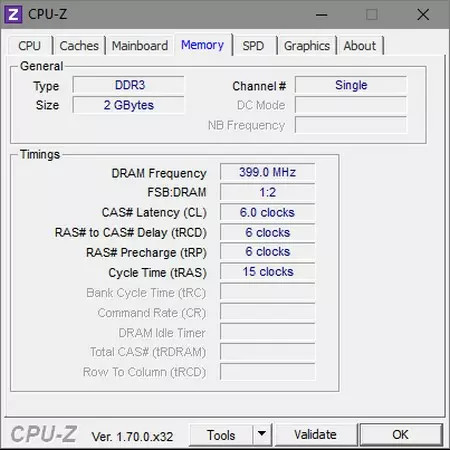 Ảnh 4 của Tải ứng dụng CPU-Z MOD APK 1.41 (Mở khóa Premium) cho Android Thẻ Memory hiển thị thông tin về RAM