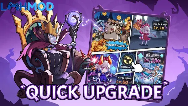 Ảnh 2 của Tải Crazy Green APK 0.3.0 cho Android iOS Giao diện chiến đấu trong Crazy Green với các anh hùng và quái vật