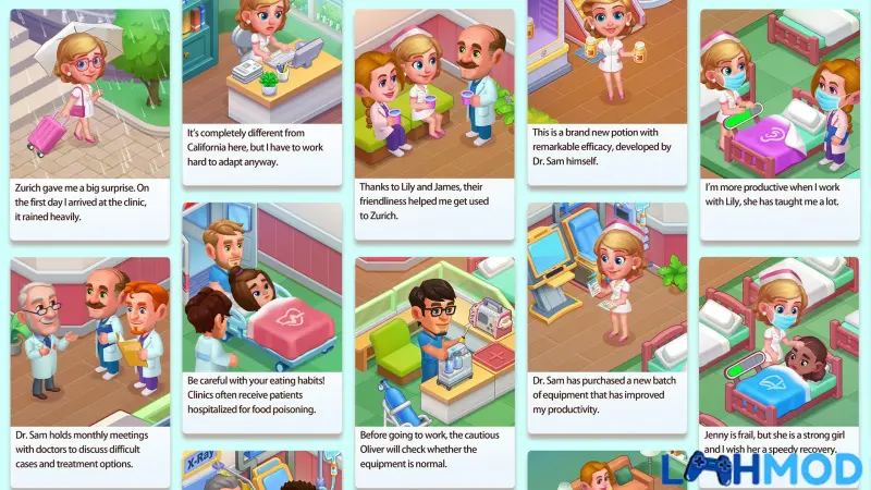 Ảnh 3 của Tải Crazy Hospital: Doctor Dash Mod Apk 1.0.16 (Vô hạn tiền/Phần thưởng) Bác sĩ đang điều trị cho bệnh nhân tại Crazy Hospital Doctor Dash