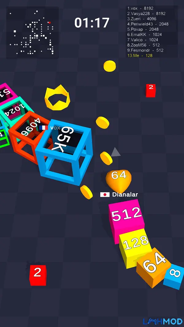Ảnh 4 của Tải game Cube Arena 2048 Apk 1.0.26 cho Android, IOS Trẻ em chơi game Cube Arena 2048 trên thiết bị di động