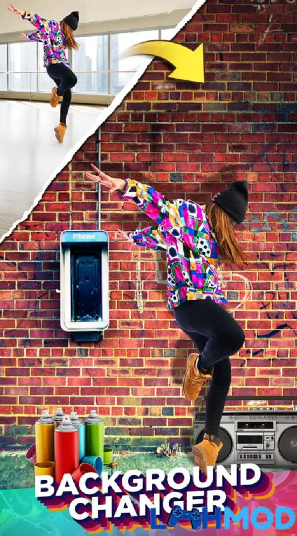 Ảnh 2 của Tải Cut Paste Photos Apk 10.0.2 cho Android, IOS Tính năng chỉnh sửa và ghép ảnh của Cut Paste Photos