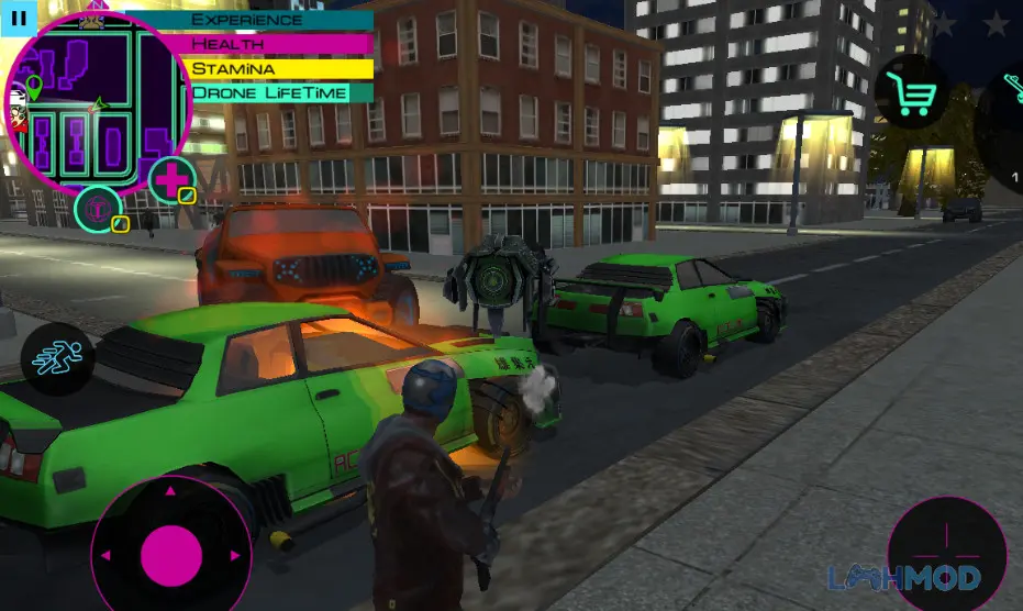 Ảnh 2 của Tải Cyber Future Crime Apk 1.6.3 cho Android iOs Nhân vật trong Cyber Future Crime sử dụng công nghệ sinh học