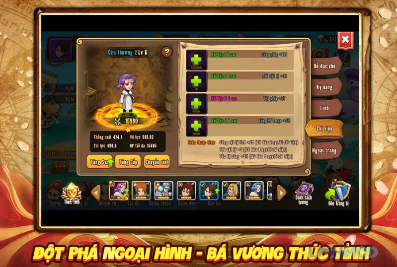 Ảnh 4 của Tải Đảo Kho Báu-Arena Island Apk 4.0.21 cho Android iOs Hình ảnh đội hình nhân vật trong Đảo Kho Báu-Arena Island