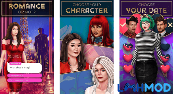 Ảnh 2 của Daring Destiny: Story Choices MOD APK 1.3.71 (Chương miễn phí) Cảnh tương tác trong Daring Destiny Story Choices