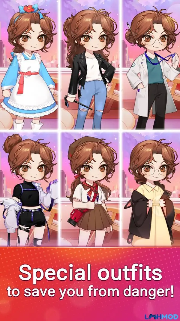 Ảnh 5 của Darling Pet Mod Apk v1.9.0 (Lựa chọn cao cấp miễn phí) Darling Pet với một khung cảnh giao diện người dùng và các chàng trai