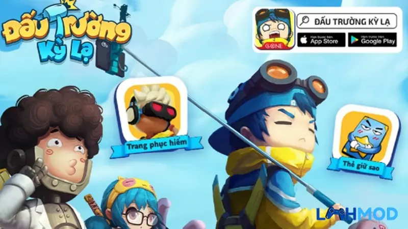 Ảnh 3 của Tải Đấu Trường Kỳ Lạ – Gzone Apk 0.84173 cho Android Nhân vật đa dạng trong Đấu Trường Kỳ Lạ với kỹ năng riêng