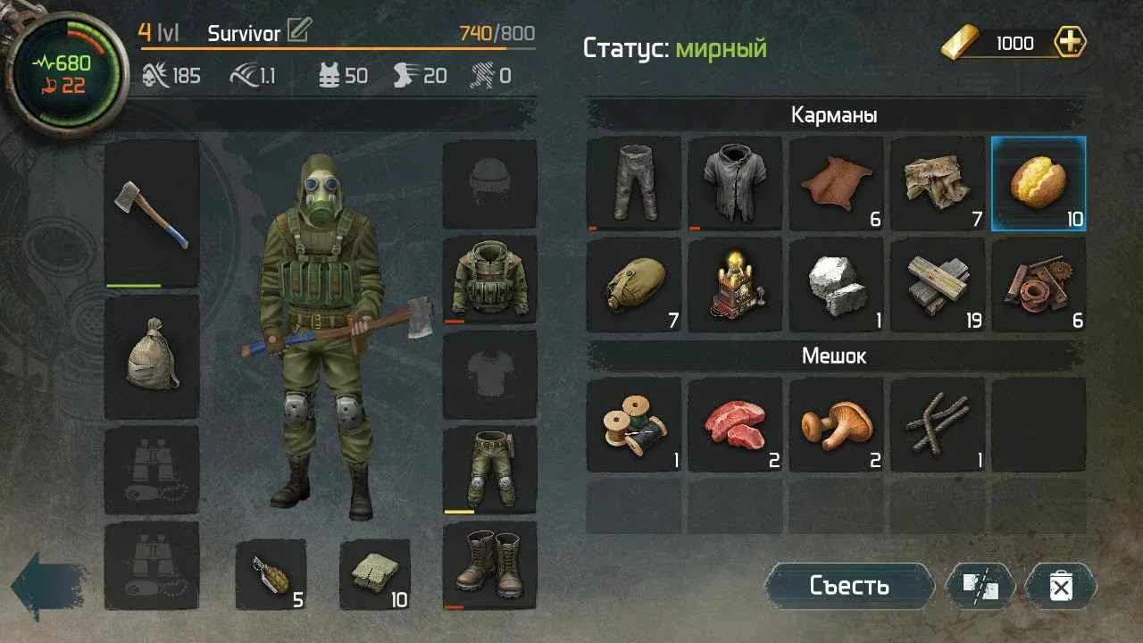 Ảnh 2 của Dawn Of Zombies Mod APK 2.197 (Menu, Bất Tử, Sát Thương, Chế Tạo) Cảnh quan hoang tàn và căn cứ trú ẩn trong game Dawn Of Zombies Mod