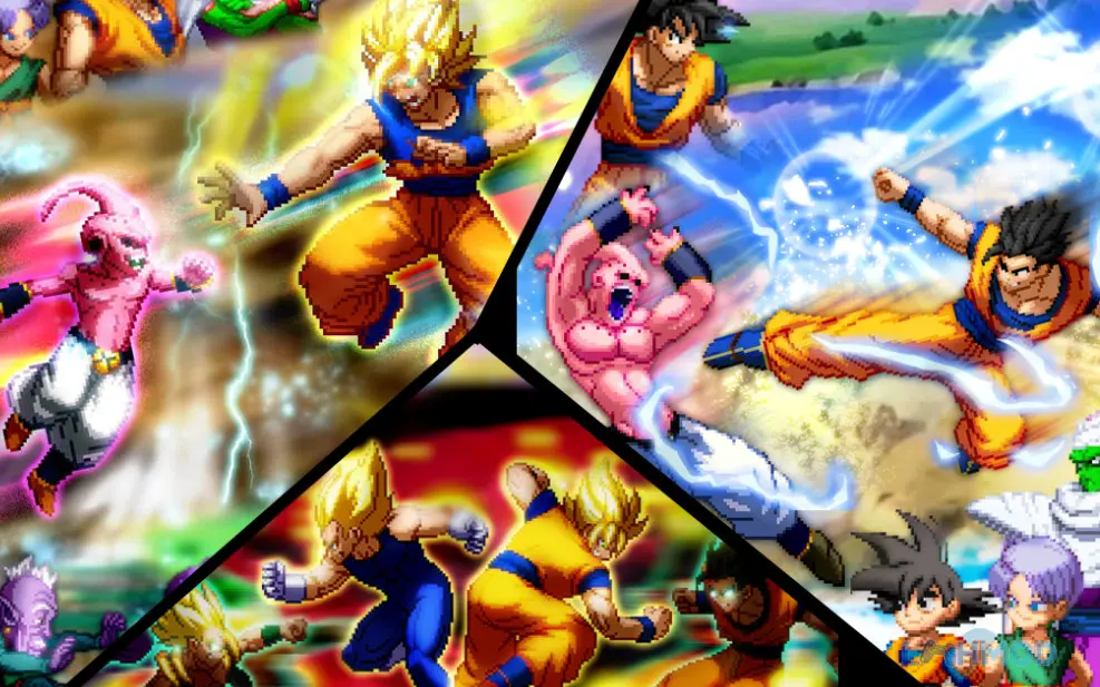 Ảnh 4 của Tải DBZ Super Fighters Battle Apk 1.0 cho Android iOs Giao diện chọn nhân vật trong DBZ Super Fighters Battle
