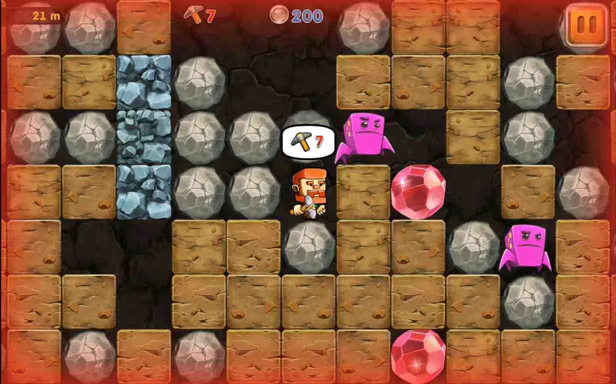 Ảnh 3 của Tải game Dig Out! Mod APK 2.32.3 (Menu, Mua sắm miễn phí) Nhân vật thám hiểm đang đào đất trong Dig Out!