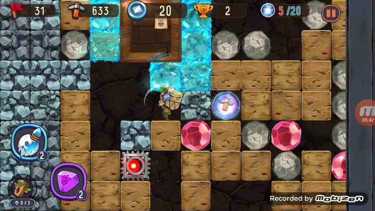 Ảnh 4 của Tải game Dig Out! Mod APK 2.32.3 (Menu, Mua sắm miễn phí) Giao diện gameplay Dig Out! với các vật phẩm thu thập