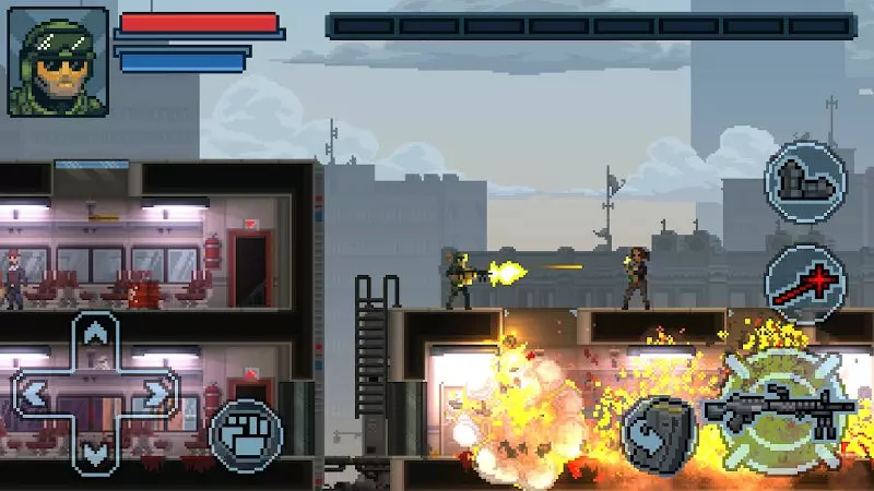 Ảnh 3 của Door Kickers: Action Squad Mod APK 1.2.1 (Menu, Đạn, Ammo, Sao) Giao diện mod trong Door Kickers: Action Squad Mod