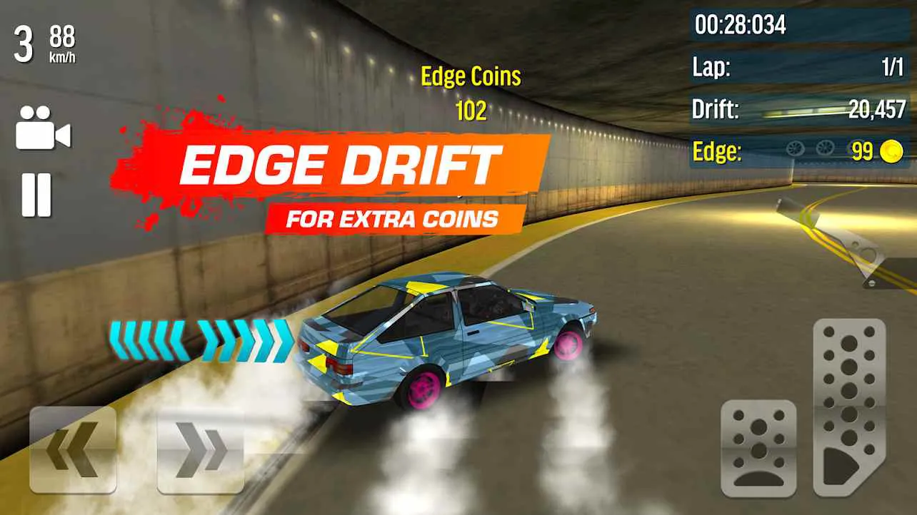 Ảnh 3 của Tải game Drift Max Mod APK 9.3 (Vô Hạn Tiền) Giao diện chọn xe và tùy chỉnh trong Drift Max Mod