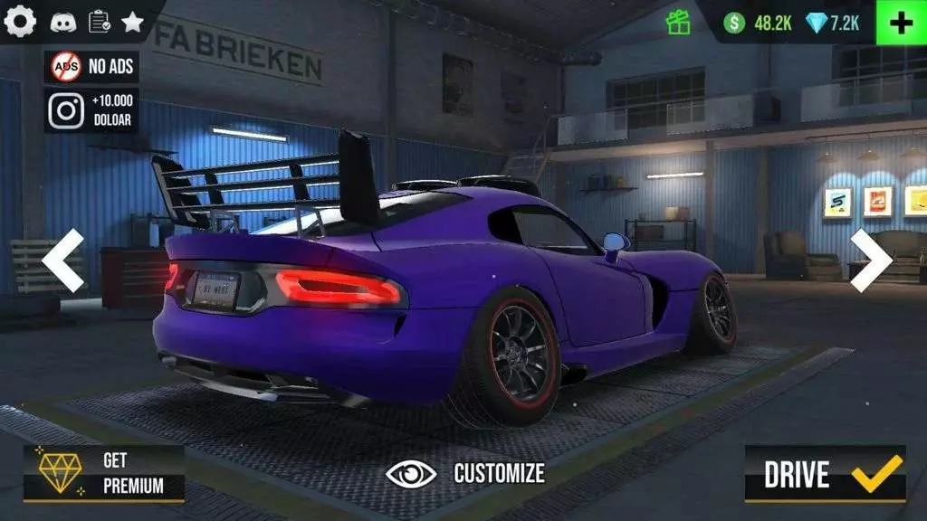 Ảnh 4 của Drive Club: Online Car Simulator Mod APK 1.7.29 (Menu, Vô Hạn Tiền) Giao diện tùy chỉnh xe trong Drive Club: Online Car Simulator