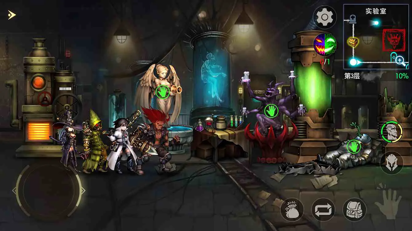 Ảnh 4 của Tải game Dungeon Survival 2 Mod APK 1.0.33.14 (Vô Hạn Năng Lượng) Màn hình chọn nhân vật trong Dungeon Survival 2 Mod