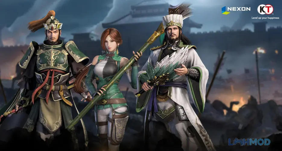 Ảnh 2 của Tải Dynasty Warriors M Apk 1.1.3 cho Android iOs Cảnh chiến trường khốc liệt trong Dynasty Warriors M với nhiều tướng và quân lính