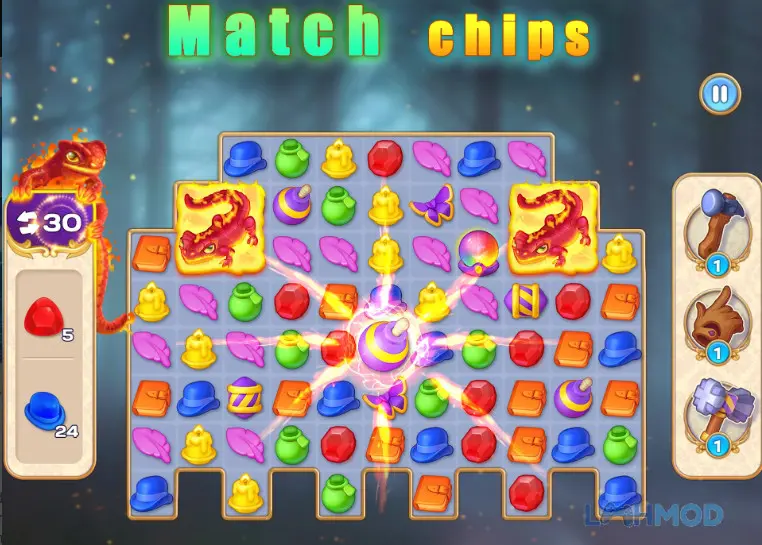 Ảnh 2 của Tải Eldritchwood Mod Apk 1.5.002.251701 (Free Shopping) cho Android iOs Một cảnh chơi game với giao diện tìm đồ vật ẩn của Eldritchwood