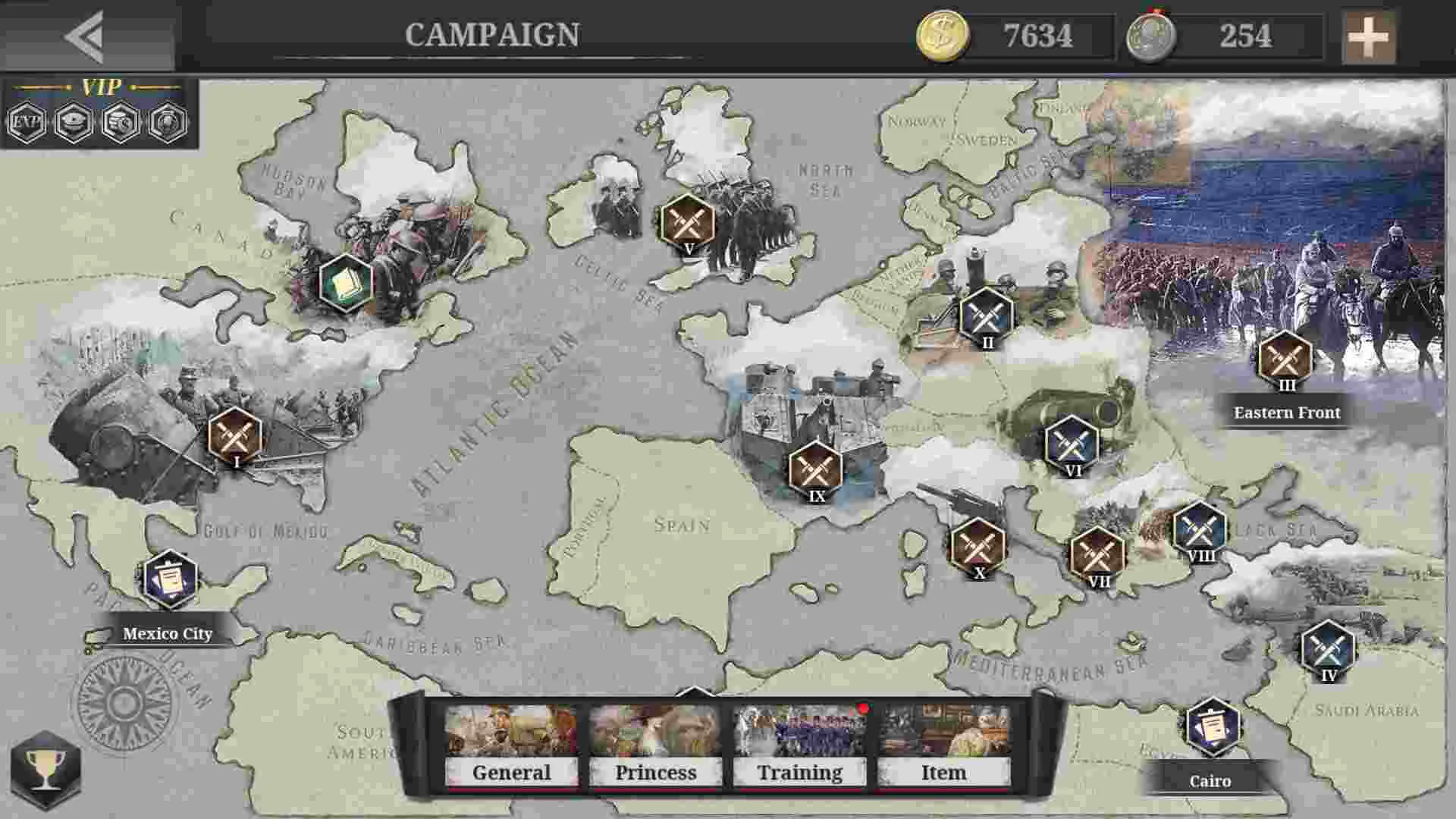 Ảnh 3 của European War 6: 1914 Mod APK 1.3.36 (Vô Hạn Tiền, Huy Chương) Giao diện game European War 6: 1914 Mod hiển thị các tướng và quân đội