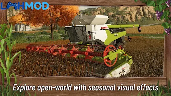 Ảnh 4 của Farming Simulator 23 MOD APK 0.0.07 (Mua sắm) Android Toàn cảnh trang trại rộng lớn trong game