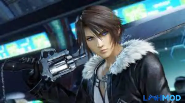 Ảnh 4 của Tải FINAL FANTASY VIII Remastered APK 1.0.1 Một cảnh tuyệt đẹp của thế giới giả tưởng trong FINAL FANTASY VIII Remastered, với kiến trúc cổ kính và cảnh quan rộng lớn