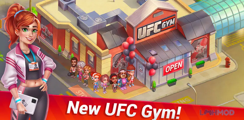 Ảnh 3 của Tải Fitness Gym Tycoon Apk 0.4 cho Android iOs Phòng gym đang được mở rộng và nâng cấp trong Fitness Gym Tycoon