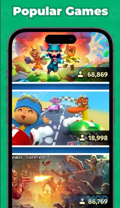 Ảnh 4 của Tải Funblox Box Apk 1.0.5 cho Android iOS Giao diện Funblox Box với một trò chơi đang chạy, minh họa trải nghiệm người dùng