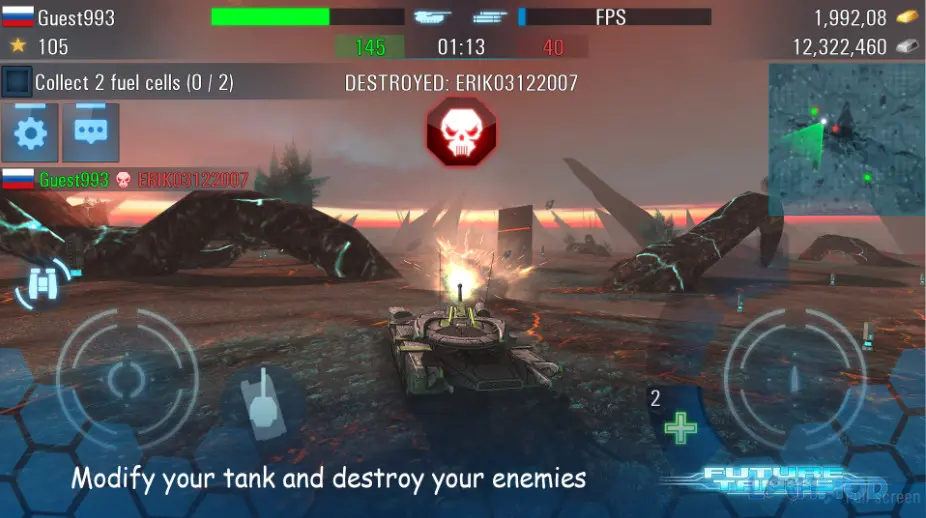Ảnh 3 của Tải Future Tanks Apk 3.61.0 cho Android iOs Nhiều loại xe tăng khoa học viễn tưởng trong Future Tanks Mod Apk