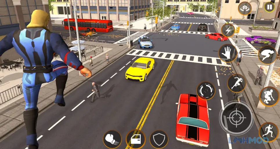 Ảnh 2 của Tải Gangster Target Superhero Game Apk 1.2.2 cho Android iOs Cảnh chiến đấu trong Gangster Target Superhero Game