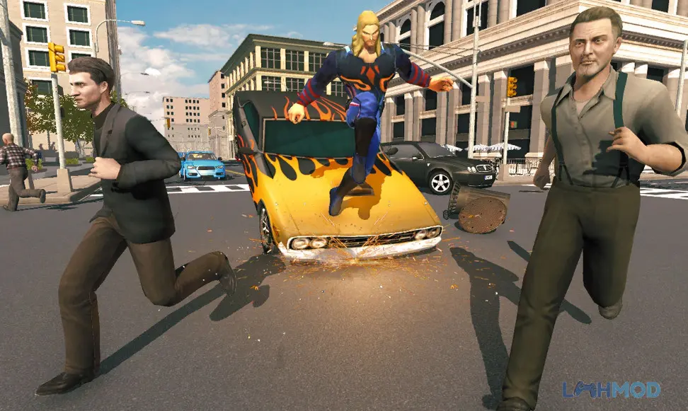 Ảnh 4 của Tải Gangster Target Superhero Game Apk 1.2.2 cho Android iOs Tùy chỉnh siêu anh hùng với nhiều trang bị khác nhau