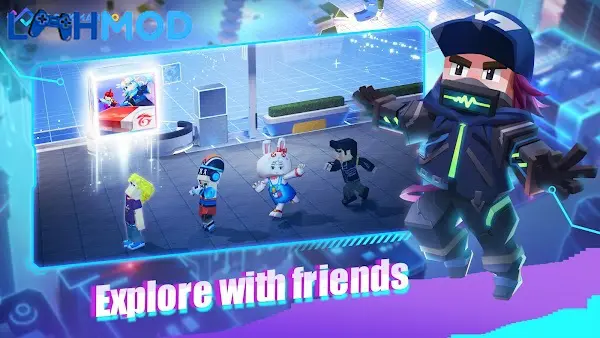 Ảnh 3 của Tải Garena Blockman GO Mod APK V2.127.1 (Menu, Bất tử) Hình ảnh nhân vật trong Garena Blockman GO