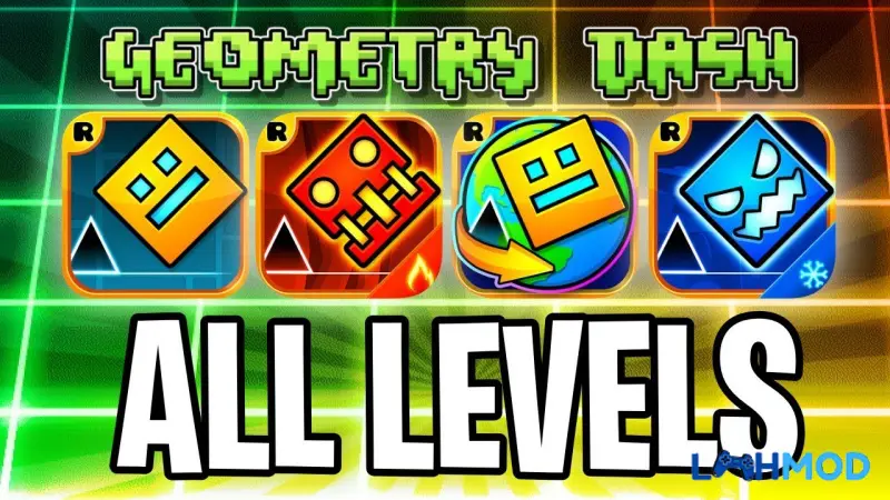 Ảnh 4 của Tải Hack Geometry Dash Lite Mod Apk (Vô Hạn Tiền) v2.2.144 Ảnh geometry dash lite mod 3