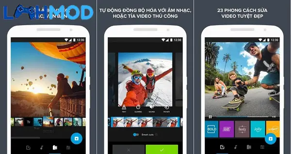 Ảnh 1 của Tải ứng dụng GoPro Quik APK 10.14.1 cho Android iOS Giao diện chỉnh sửa video trực quan trên GoPro Quik