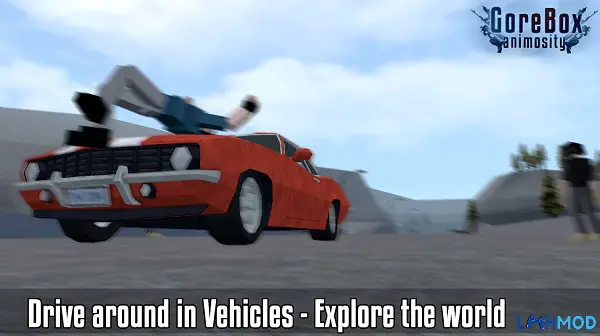 Ảnh 2 của Tải game GoreBox Apk 10.4.0 cho Android, IOS Người chơi đang chiến đấu trong môi trường mở của GoreBox