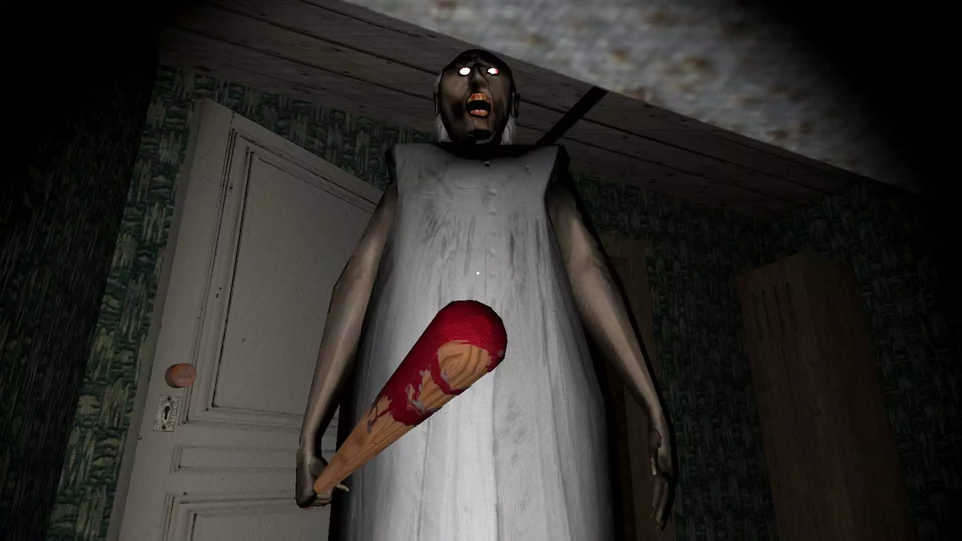 Ảnh 4 của Granny Chapter Two Mod APK (Menu, Đi/Nhìn Xuyên Tường) v1.2.4 Cảnh gameplay Granny Chapter Two Mod trong ngôi nhà u ám