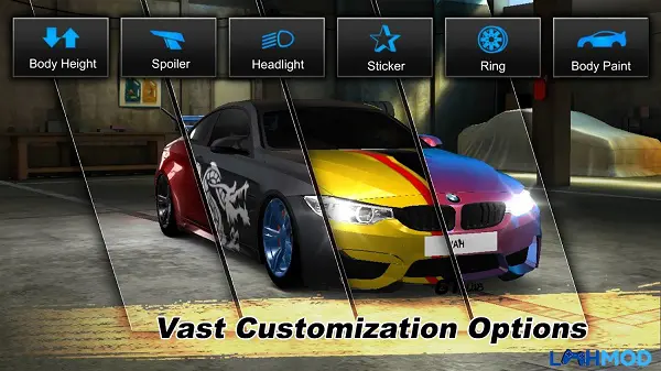 Ảnh 2 của GT CL Drag Racing CSR Car Game Mod Apk 1.14.42 (Tiền) Kho xe đa dạng trong GT CL Drag Racing CSR Car Game Mod