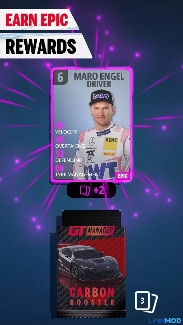 Ảnh 1 của Tải game GT Manager Mod Apk 1.64.5 (Tăng cường không giới hạn) cho Android, IOS Giao diện tổng quan trong game GT Manager