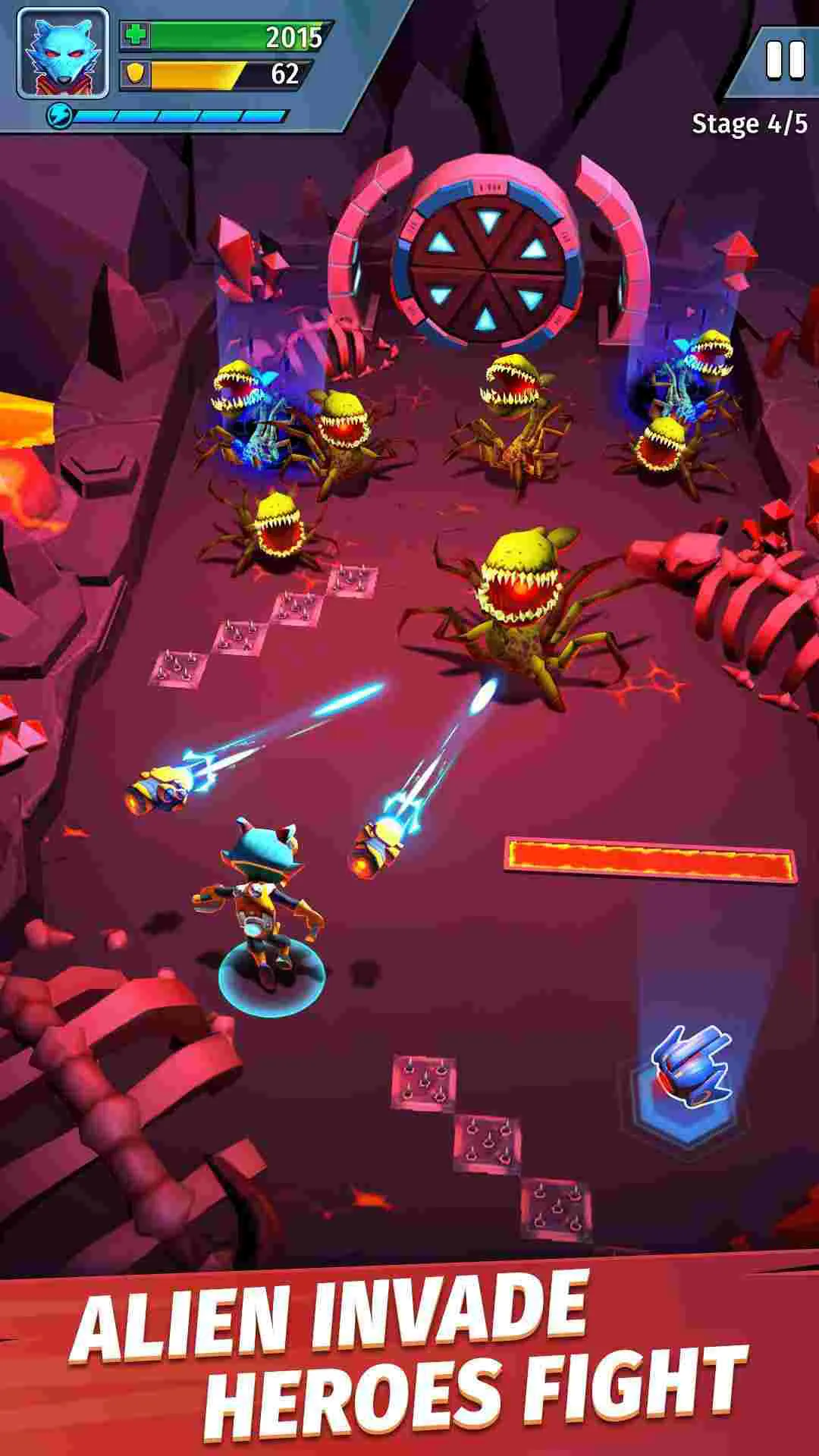 Ảnh 2 của Tải game Guardians Alien Hunter Mod APK 1.0.18 (Vô Hạn Tiền) Hình ảnh chiến binh đối đầu với người ngoài hành tinh trong Guardians Alien Hunter