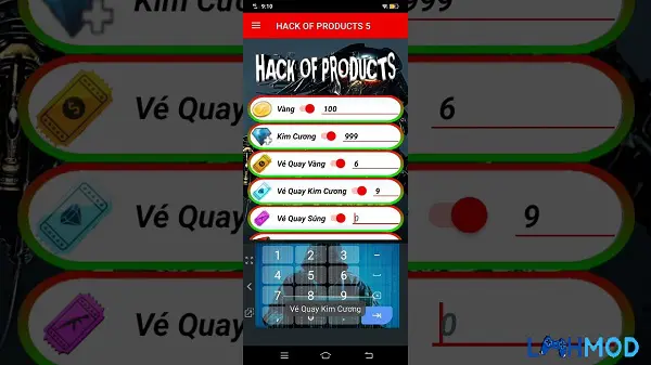 Ảnh 3 của Tải Hack of Products v5 Apk V5 cho Android, IOS Tùy chỉnh bố cục giao diện